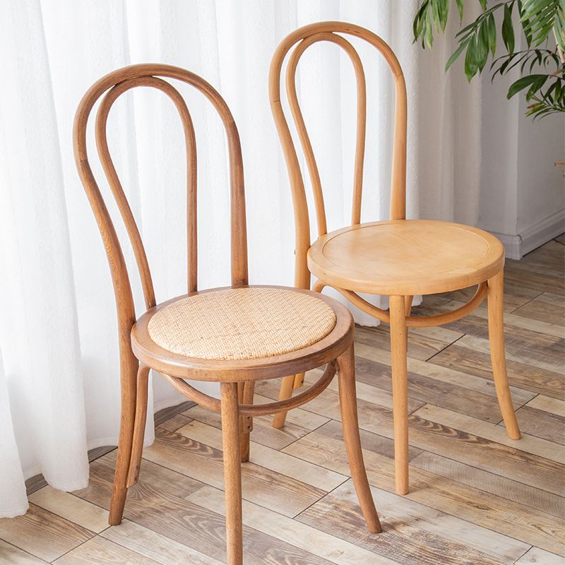 French Modern Style Solid Wood Dining Chairs Set Windsor Back Side Chair Clearhalo ' kitchen&dining_furn' 'Dining Chairs' 'Dining Tables & Seating' 'dining_chair' 'Furniture' 'furniture_dining_chair' 'Kitchen & Dining Furniture' 'kitchen' 1200x1200_6a6b595c-d9c2-4c32-b191-84f189cf4e1b
