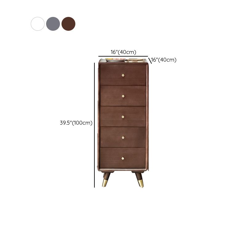 Solid Wood Accent Chest Mid Century Modern 15.7" D Cabinet with Drawers Clearhalo 'Cabinets & Chests' 'cabinets_chests' 'furn' 'furn_cabinets_chests' 'Furniture' 'Living Room Furniture' 1200x1200_6a6c1fe4-f951-4299-9381-66a4a353d452