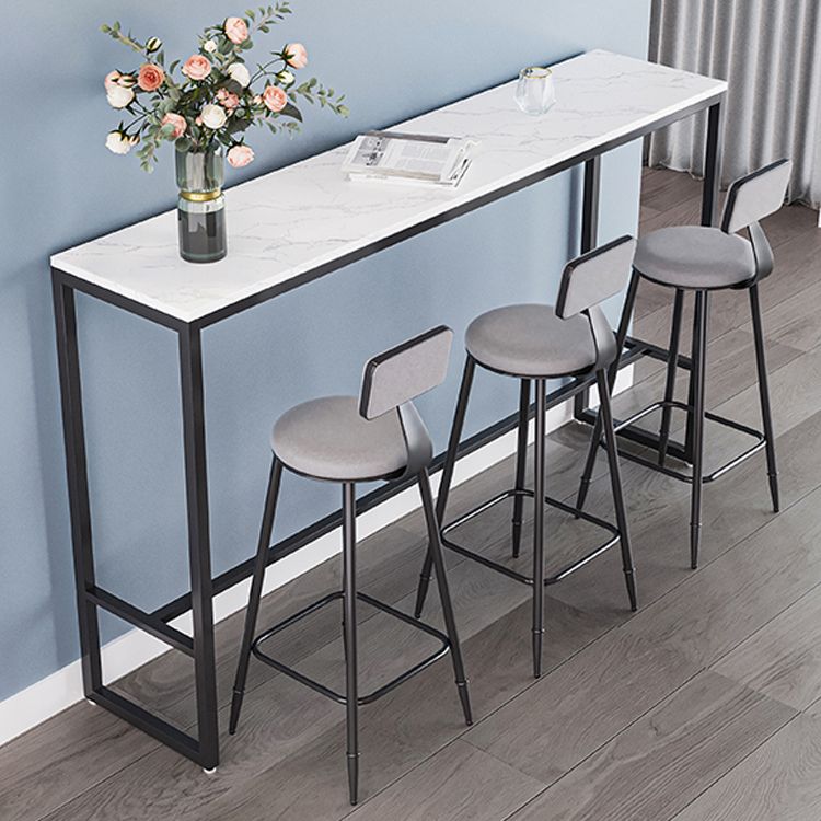 Scandinavian Matte Finish Velvet Counter Stool Footrest Home Barstool Clearhalo 'Bar Furniture' 'Bar Stools' 'bar_stools' 'furn' 'furn_bar_stools' 'Furniture' 'furniture_bar_stools' 'Kitchen & Dining Furniture' 1200x1200_6a7032fa-4933-4a0d-8589-75f30a9f36b8