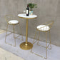 Modern Round Pub Table Set 1/2/3 Pieces Bar Table with Metal Stools Clearhalo 'Bar Furniture' 'furn' 'furn_home_bar_bar_sets' 'Furniture' 'Home Bars & Bar Sets' 'home_bar_bar_sets' 'Kitchen & Dining Furniture' 1200x1200_6a714cf0-d052-4906-a74e-a4838dbad427