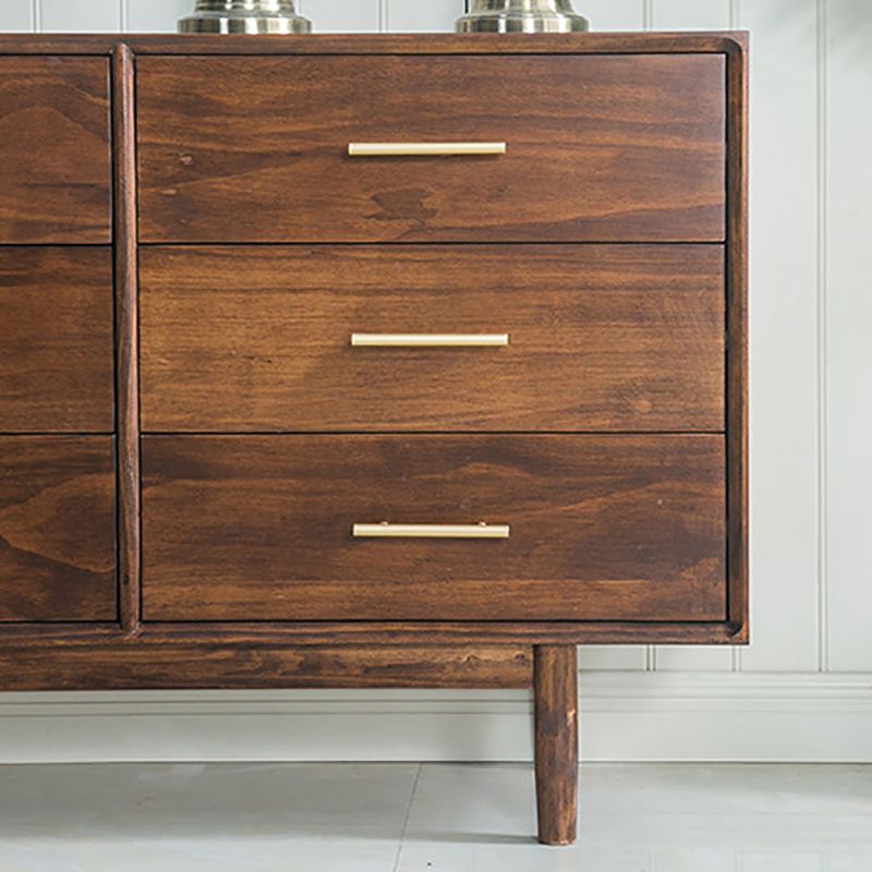 Contemporary Chest Pine 9 - Drawer Bar Pulls Straight Legs Accent Chest Clearhalo 'Cabinets & Chests' 'cabinets_chests' 'furn' 'furn_cabinets_chests' 'Furniture' 'Living Room Furniture' 1200x1200_6a717e6c-d711-41d4-b5af-e42ae708f777