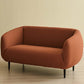 Contemporary Wool Standard Sofa with Tight Back and Tuxedo Arm