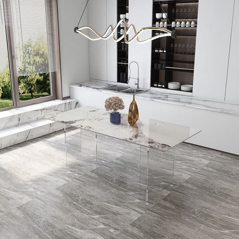 Modern 1/4/5/7 Pieces Dining Set Acrylic Dining Furniture Set /Separate Items Clearhalo 'Dining Room Sets' 'Dining Tables & Seating' 'dining_room_set' 'furn' 'furn_dining_room_set' 'Furniture' 'furniture_dining_room_set' 'Kitchen & Dining Furniture' 'kitchen&dining_furn' 'kitchen' 1200x1200_6a722e17-d63a-45cc-81ed-4099d4778406
