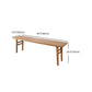 Moderner rechteckiger Schreibtisch Massivholz H-Form Office Desk