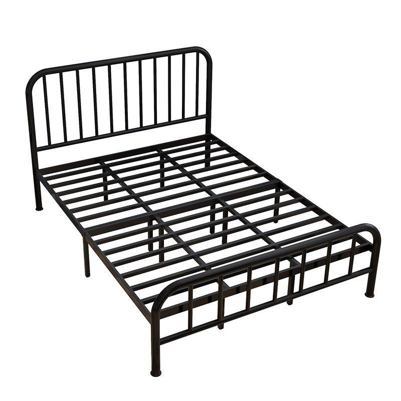 Cama estándar de alto perfil, cabecera de metal para la cabecera contemporánea