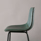 Nordic Backrest Counter Stool Iron Kitchen Bar Stool with Leather Cushion and Pedal Clearhalo 'Bar Furniture' 'Bar Stools' 'bar_stools' 'furn' 'furn_bar_stools' 'Furniture' 'furniture_bar_stools' 'Kitchen & Dining Furniture' 1200x1200_6a7a7931-3866-45e5-925a-6cdf99615d34