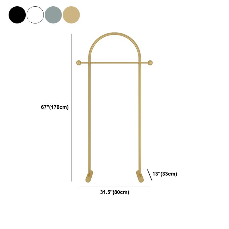 Gold Hall Stand Magnificent Metal Entry Hall Árbol con ganchos