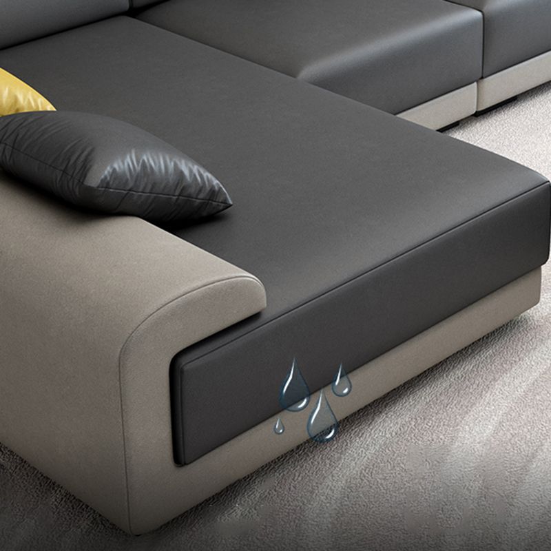 Scandinavian Modular Sectional Left Hand Facing Sofa for Apartment Clearhalo 'furn' 'furn_sectionals' 'Furniture' 'furniture_sectionals' 'Living Room Furniture' 'Sectionals' 1200x1200_6a815ab4-70cb-4840-91be-76ea960f22e3