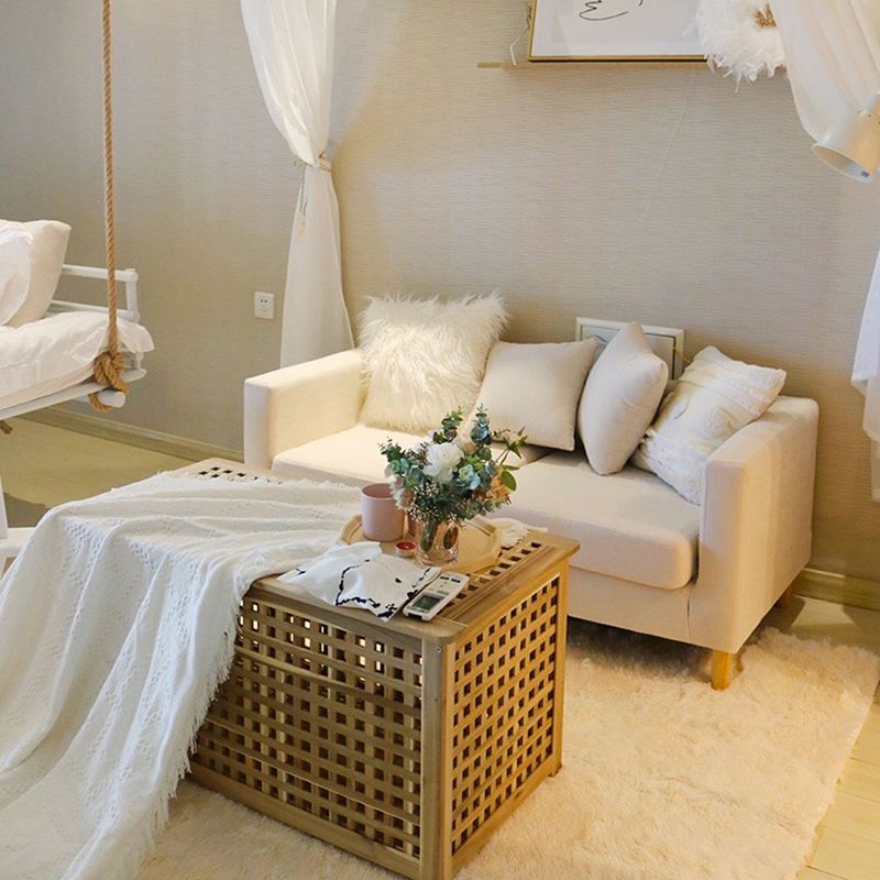 68.1" Wide Slipcovered Linen Sofa 3-Seater Loose Back Square Arm Sofa Clearhalo 'furn' 'furn_sofas' 'Furniture' 'Living Room Furniture' 'Sofa' 'sofas' 1200x1200_6a8264b6-cbc7-4900-a994-3713a61ed2c2