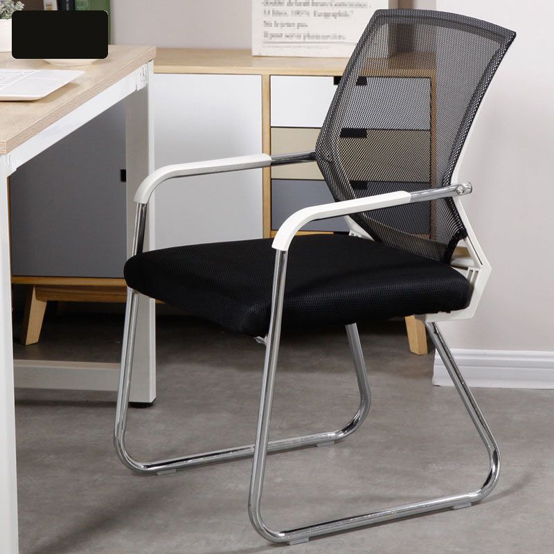 CorLiving Workspace Modern Office Chair Black Mid-Back Mesh Desk Chair Clearhalo 'furn' 'furn_office_chair' 'Furniture' 'Office Chairs' 'Office Furniture' 'office_chair' 1200x1200_6a85a7fa-e3ef-4da9-b361-0260848a8b69