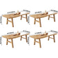 Rectangle Wood Color Dining Table Solid Wood Table Modern Style with 4 Legs Clearhalo ' dining_table' 'Dining Tables & Seating' 'Dining Tables' 'Furniture' 'furniture_dining_table' 'Kitchen & Dining Furniture' 'kitchen&dining_furn' 'kitchen' 'kitchen_dining_table' 1200x1200_6a85b301-0759-4ef6-90c3-982b56e22f59