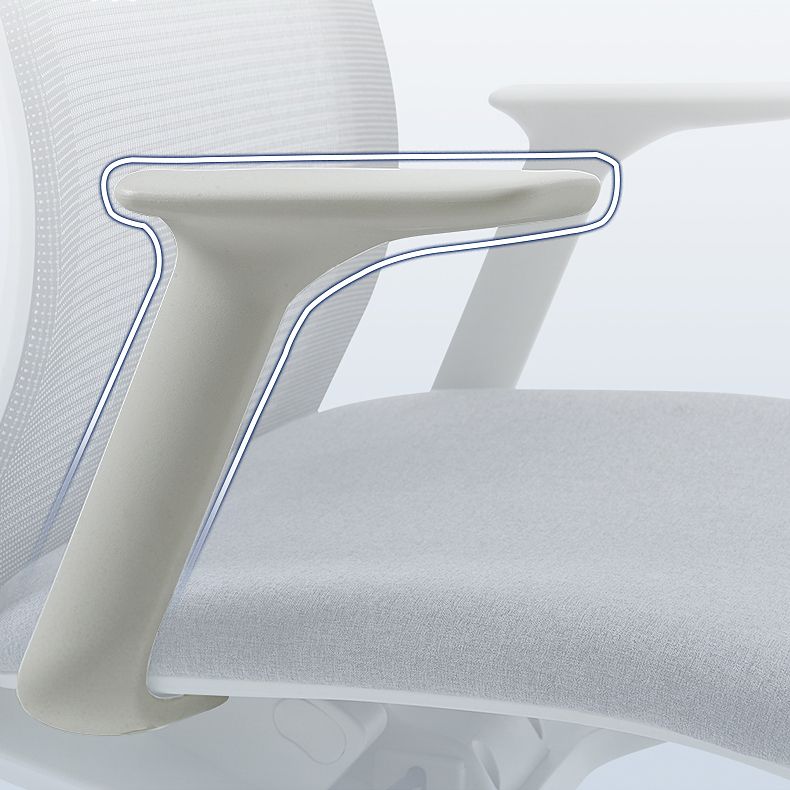 Hedendaagse Swivel -taakstoel Vaste wapenstoel voor kantoor voor kantoor