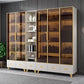 Glam Bookcase in acciaio inossidabile Standard con scaffale delle porte per l'home office