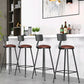 Industrial Armless Backrest Counter Stool Iron Cashier Bar Stool with Leather Cushion Clearhalo 'Bar Furniture' 'Bar Stools' 'bar_stools' 'furn' 'furn_bar_stools' 'furniture_bar_stools' 'Kitchen & Dining Furniture' 'kitchen&dining_furn' 'kitchen' 'kitchen_furn' Furniture' 1200x1200_6a88174c-65c2-44f0-95b2-a534c1a880cb