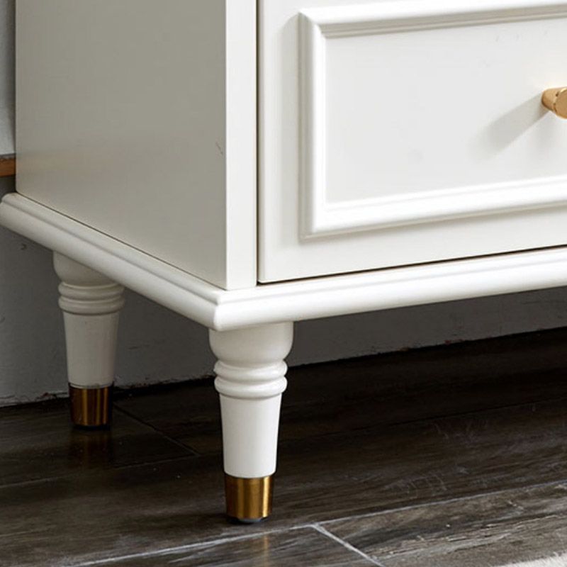 Tavolo a buffet in legno moderno scheda laterale con armadi e cassetti