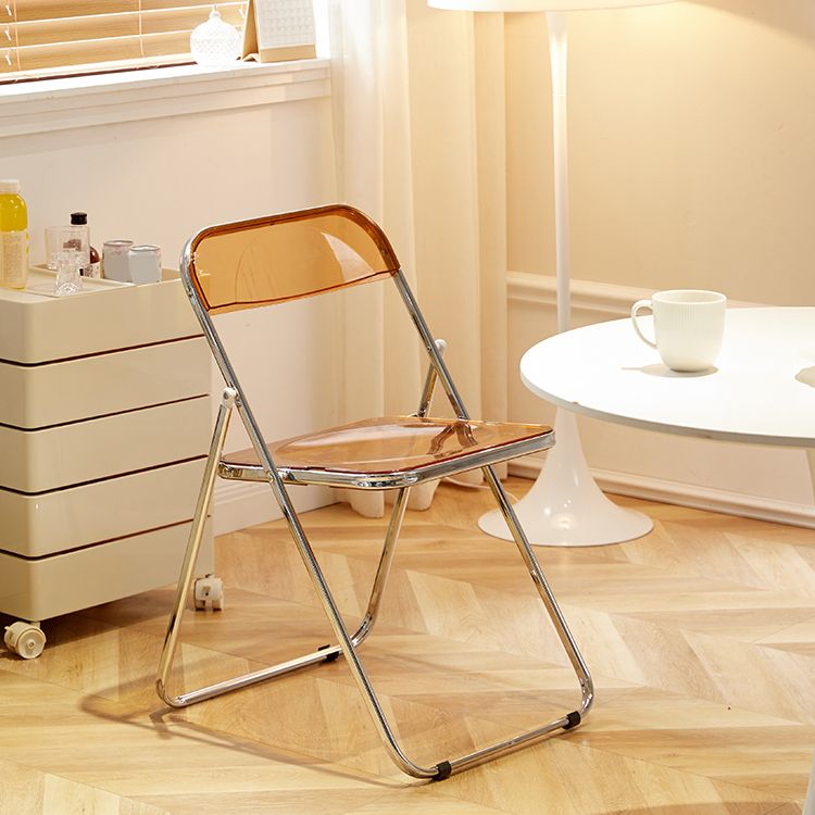 Chaises de salle à manger sans bras en métal contemporain (ensemble de 4/8)