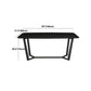 Industrial Sintered Stone Table for Restaurant Rectangle Dining Table with Trestle Base Clearhalo 'Dining Tables & Seating' 'Dining Tables' 'dining_table' 'furn' 'furn_dining_table' 'Furniture' 'Kitchen & Dining Furniture' 1200x1200_6a8cf7ab-dada-451d-9f8a-7ca0ed447d6b