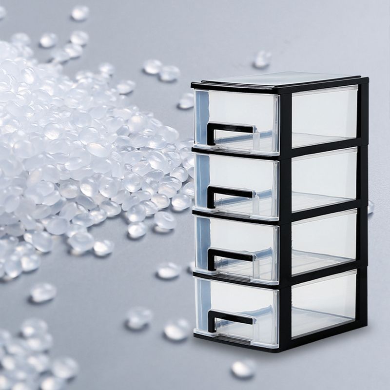 Archivo de cajones Babyet Vertical Home u Office Archivo de plástico transparente