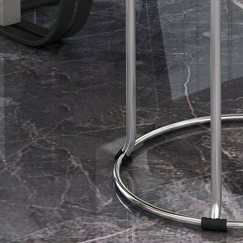 Contemporary Standard Ottoman Velvet Scratch Resistant Whole Colored Round Ottoman Clearhalo 'furn' 'furn_ottomans_poufs' 'Furniture' 'Living Room Furniture' 'Ottomans & Poufs' 'ottomans_poufs' 1200x1200_6a914524-3451-4dd8-b5a3-a759eefdab69