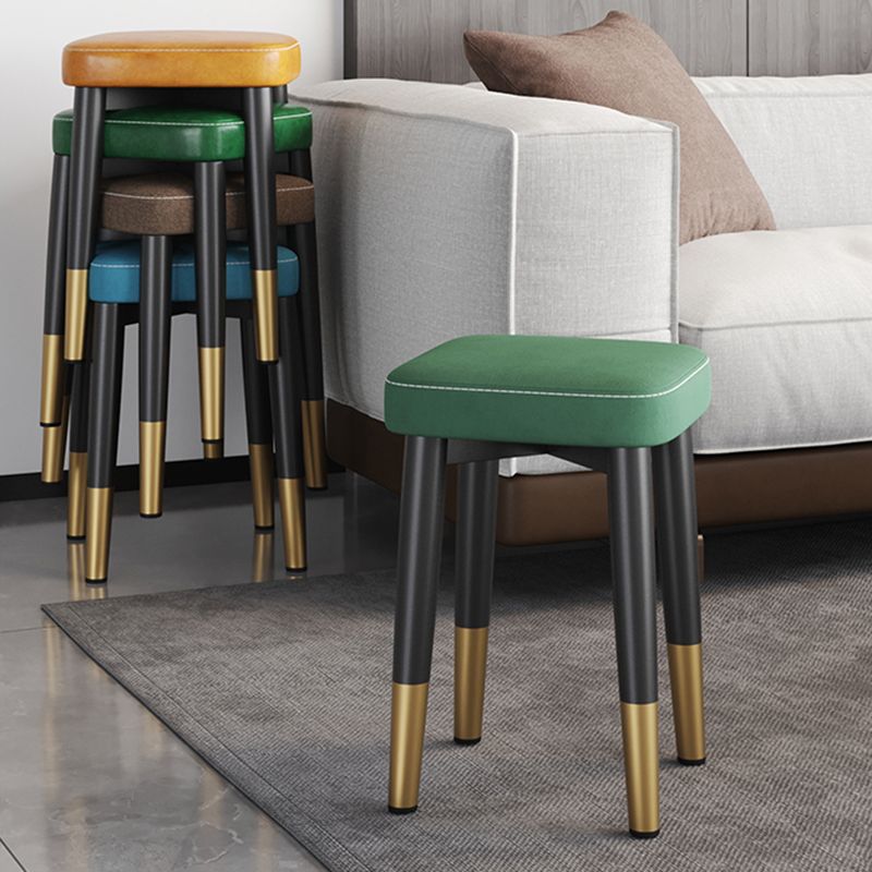 Glam Square Indoor Ottoman Faux Leather Whole Colored Cube Water Resistant Ottoman Clearhalo 'furn' 'furn_ottomans_poufs' 'Furniture' 'Living Room Furniture' 'Ottomans & Poufs' 'ottomans_poufs' 1200x1200_6a926914-3d8b-4eff-95b2-c74a290643a7