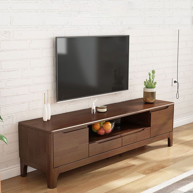Scandinavian TV Console Solid Wood TV Media Console for Living Room Clearhalo 'furn' 'furn_tv_stands_entertainment_centers' 'Furniture' 'Living Room Furniture' 'TV Stands & Entertainment Centers' 'TV Stands & Media Storage Furniture' 'tv_stands_entertainment_centers' 1200x1200_6a93ddc5-7694-427e-a110-aba025bb21aa