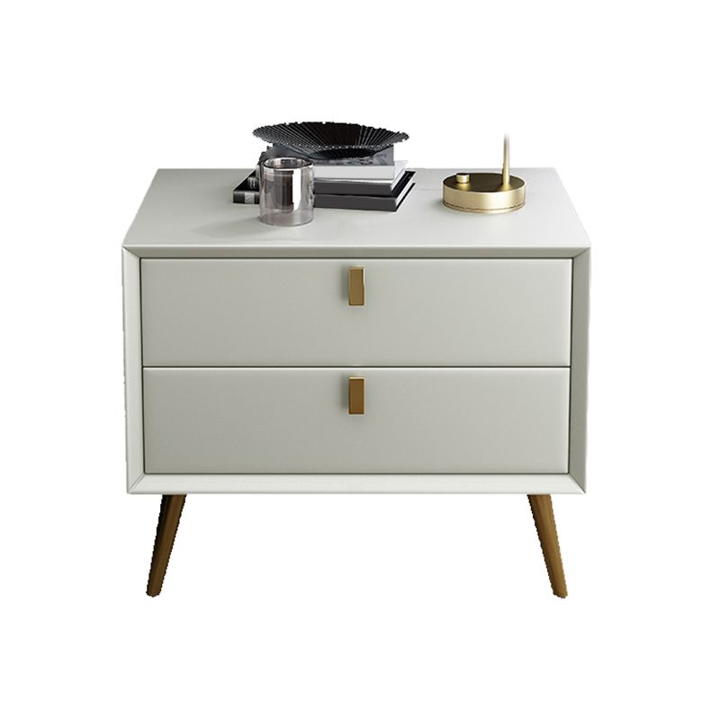 Mesa de noche contemporánea de la cama de madera sólida para el dormitorio