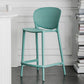 Contemporary Style Stackable Bar-stool Plastic Counter Bar Stool for Home Clearhalo 'Bar Furniture' 'Bar Stools' 'bar_stools' 'furn' 'furn_bar_stools' 'Furniture' 'furniture_bar_stools' 'Kitchen & Dining Furniture' 1200x1200_6a96583b-ef4c-4f16-afc5-3f7554064c2f
