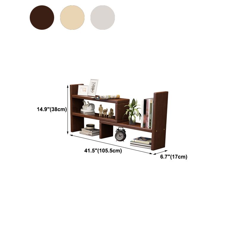 10.5" W Bookshelf Modern Wooden Geometric Bookcase for Home Office