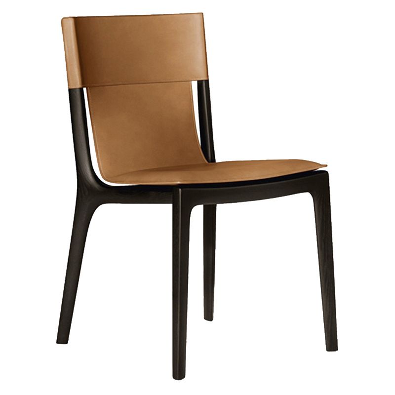 Contemporary Wood Side Dining Chairs Kitchen Home Chair with Upholstered