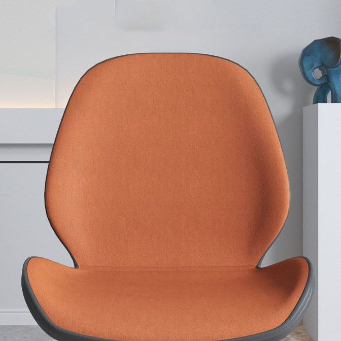 Contemporary Style Dining Chair Wingback Armless Chairs with Metal Legs for Kitchen Clearhalo 'Dining Chairs' 'Dining Tables & Seating' 'dining_chair' 'furn' 'furn_dining_chair' 'Furniture' 'furniture_dining_chair' 'Kitchen & Dining Furniture' 1200x1200_6a9d5754-27d8-4229-b40b-7f95f9bb3b6f