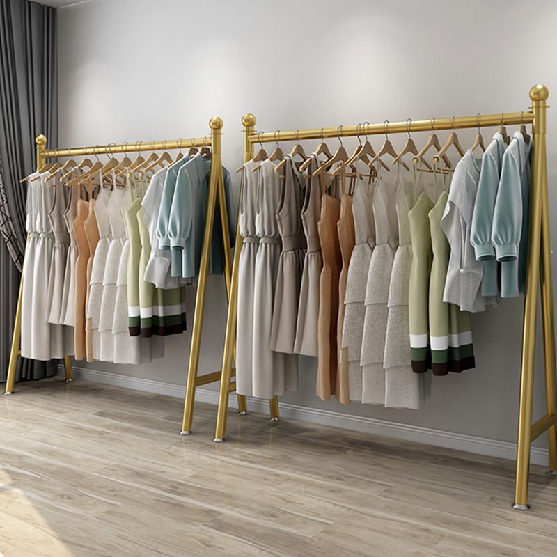 Glamargträger Metall Rahmen Hanging Rail Coat Rack für Wohnzimmer