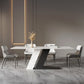 Sintered Stone Modern Rectangle Kitchen Table White Stone Top Table with Double Pedestal Clearhalo ' dining_table' 'Dining Tables & Seating' 'Dining Tables' 'furn' 'furn_dining_table' 'Furniture' 'furniture_dining_table' 'Kitchen & Dining Furniture' 'kitchen&dining_furn' 'kitchen' 'kitchen_dining_table' 1200x1200_6aa5544c-f10c-43a8-8c73-b0831f968236