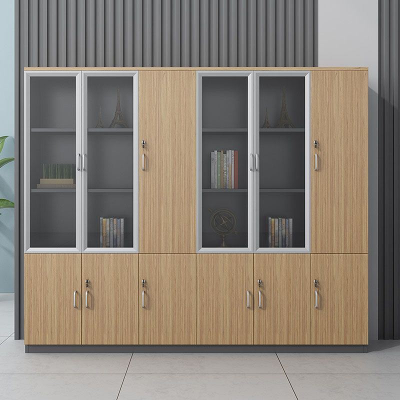 Traditional File Cabinet Wood Frame Vertical File Cabinet with Shelves for Office Clearhalo 'Filing Cabinets' 'filling_cabinets' 'furn' 'furn_filling_cabinets' 'Furniture' 'Office Furniture' 1200x1200_6aa5a61c-9d6d-4e47-a3dc-6606be4d5d63