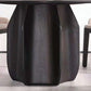 Round Standard Height Dining Table Modern Solid Wood Pedestal Dining Table
