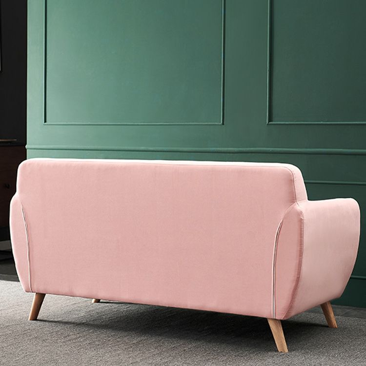 32.28" H Cotton Blend 3 Seater Flared Arm Sofa for Living Room Clearhalo 'furn' 'furn_sofas' 'Furniture' 'Living Room Furniture' 'Sofa' 'sofas' 1200x1200_6aae02d3-3757-40fc-a47f-9dc7eee4f4a2