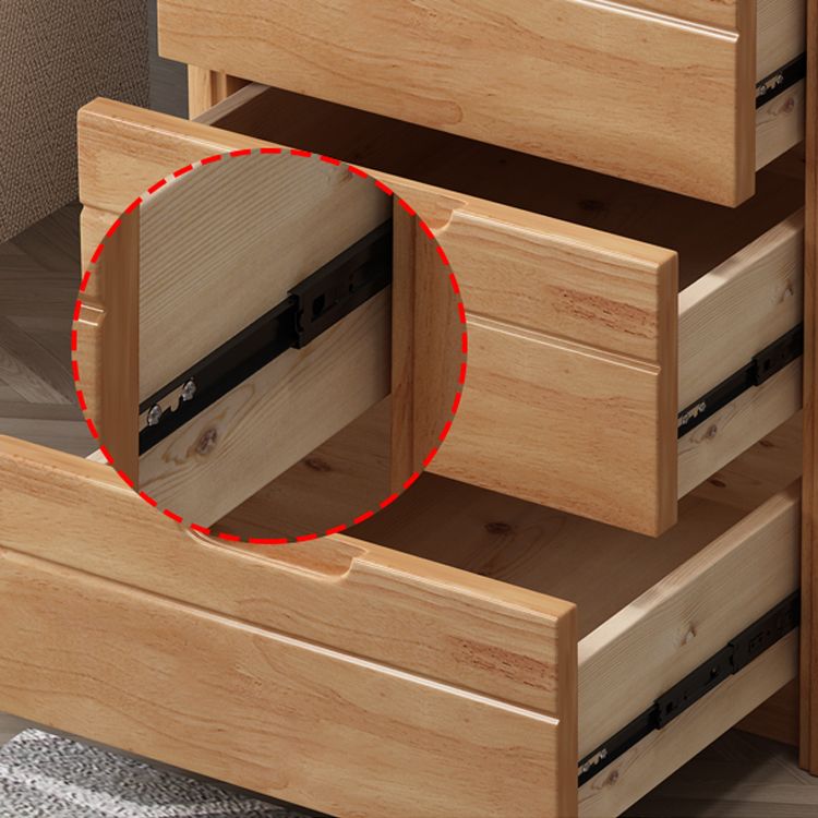 3 / 4 / 5 Drawers Lingerie Chest Vertical Solid Wood Storage Chest for Bedroom Clearhalo 'Bedroom Furniture' 'Dressers & Chests' 'dressers_chests' 'furn' 'furn_dressers_chests' 'Furniture' 1200x1200_6ab08fe1-dc43-45ff-922c-69e8ea72eef9
