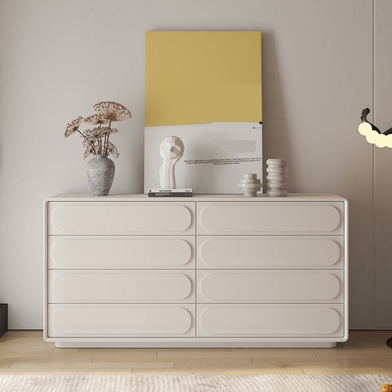 Modernismo Horizontal Cofre de lencería de almacenamiento de madera horizontal para espacio para habitación