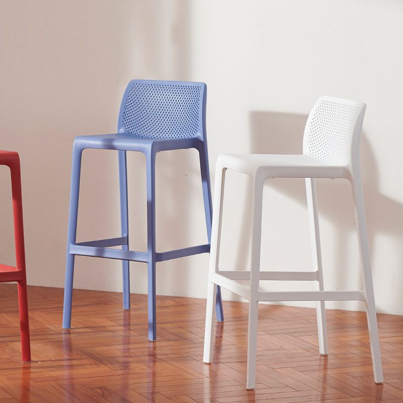 Scandinavian Plastic Stackable Counter Stools Low Back Indoor Bar Stools Clearhalo 'Bar Furniture' 'Bar Stools' 'bar_stools' 'furn' 'furn_bar_stools' 'furniture_bar_stools' 'Kitchen & Dining Furniture' 'kitchen&dining_furn' 'kitchen' 'kitchen_furn' Furniture' 1200x1200_6ab52daa-e14f-4162-b6a0-86e7c0f00ec8