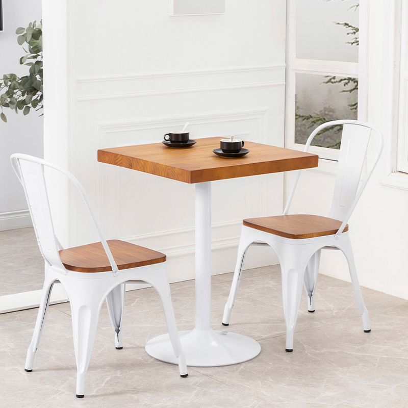 Solid Wood Industrial Dining Table Brown Top Table with White Frame for Dinning Room Clearhalo ' dining_table' 'Dining Tables & Seating' 'Dining Tables' 'furn' 'furn_dining_table' 'Furniture' 'furniture_dining_table' 'Kitchen & Dining Furniture' 'kitchen&dining_furn' 'kitchen' 'kitchen_dining_table' 1200x1200_6ab6e0ae-5739-4888-9329-1d3a4ee28972