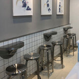 Silver Industrial 29.5" H Barstool Glossy Stainless Steel Brushed Tall Stool 1 Piece Clearhalo 'Bar Furniture' 'Bar Stools' 'bar_stools' 'furn' 'furn_bar_stools' 'furniture_bar_stools' 'Kitchen & Dining Furniture' 'kitchen&dining_furn' 'kitchen' 'kitchen_furn' Furniture' 1200x1200_6ab82bfb-17d5-4f9b-ab9e-429adbe88169