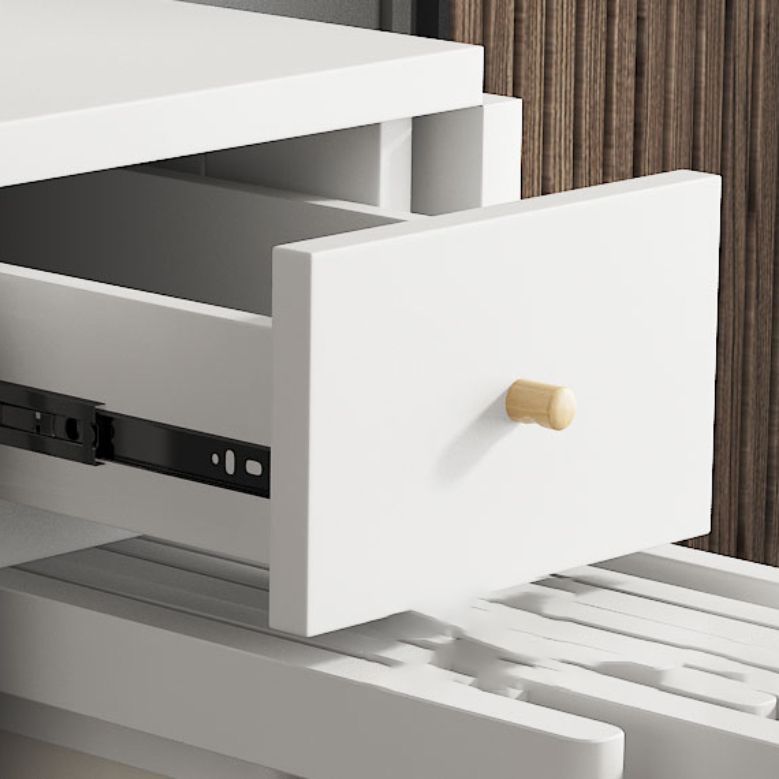 3/5/7ピースモダンな白い木製長方形の折りたたみ折りたたみダイニングセット