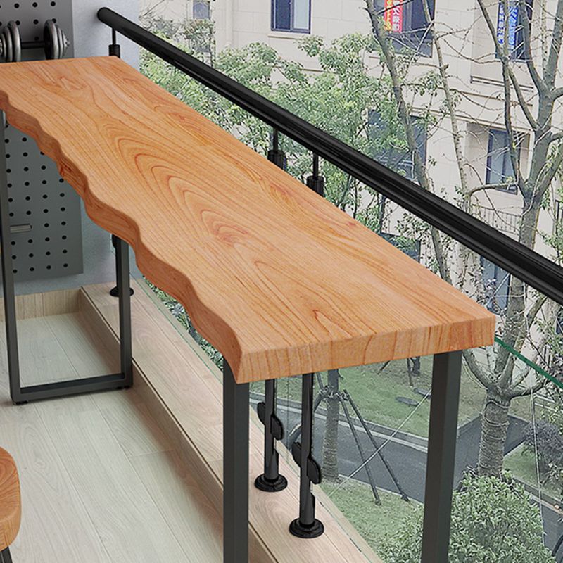 Moderne massief houten rechthoekige barhoogte pubtafel voor eetkamer