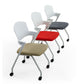 21.5" Wide Contemporary Desk Chair Slide Low Back Office Chair