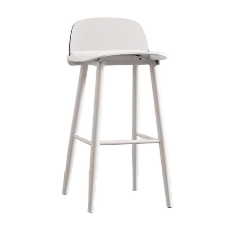 Scandinavian Style Bar-stool with Metal leg Square Seat Counter Stool for Kitchen Bar Clearhalo 'Bar Furniture' 'Bar Stools' 'bar_stools' 'furn' 'furn_bar_stools' 'furniture_bar_stools' 'Kitchen & Dining Furniture' 'kitchen&dining_furn' 'kitchen' 'kitchen_furn' Furniture' 1200x1200_6abd8d05-13ed-4314-b699-fca465cf93c2