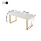 Sintered Stone Dining Table Traditional Luxury Dining Table with Gold Frame Clearhalo ' dining_table' 'Dining Tables & Seating' 'Dining Tables' 'furn' 'furn_dining_table' 'Furniture' 'furniture_dining_table' 'Kitchen & Dining Furniture' 'kitchen&dining_furn' 'kitchen' 'kitchen_dining_table' 1200x1200_6abd9e60-0547-48e4-b319-9c90aee6614a