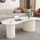 Slate Coffee Table with 2 Legs Modern Coffee Cocktail Table with Drawer Clearhalo 'Coffee & Accent Tables' 'Coffee Tables' 'coffee_tables' 'furn' 'furn_coffee_tables' 'Furniture' 'Living Room Furniture' 1200x1200_6abe8e7d-9197-4f33-b7aa-c1c16a87129e