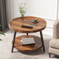 Nordic Round Coffee Table Tea/Black/White Cocktail Table for Living Room Clearhalo 'Coffee & Accent Tables' 'Coffee Tables' 'coffee_tables' 'furn' 'furn_coffee_tables' 'Furniture' 'Living Room Furniture' 1200x1200_6ac2b460-e079-4fee-9535-bc8a8bcaeb20
