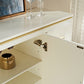 Sideboard in stile glam Sideboard da pranzo in legno con porte per soggiorno