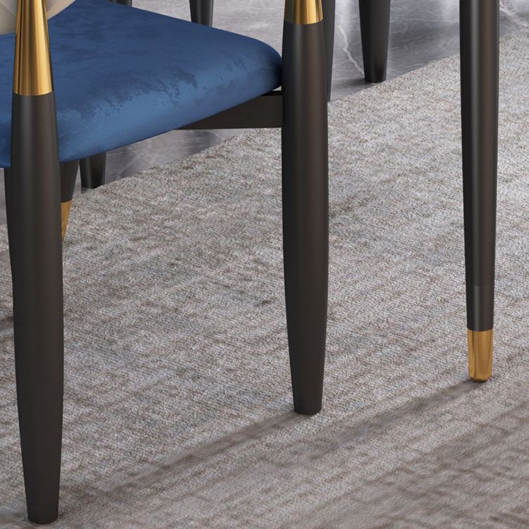 Contemporary Metal Dining Room ArmChairs Open Back Dining Side Chair for Home Use Clearhalo ' kitchen&dining_furn' 'Dining Chairs' 'Dining Tables & Seating' 'dining_chair' 'furn' 'furn_dining_chair' 'Furniture' 'furniture_dining_chair' 'Kitchen & Dining Furniture' 'kitchen' 1200x1200_6ac89b53-ba75-47f0-8505-f45621ff47e1