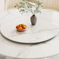 Glam Pedestal Dining Table White Dining Table with Turntable for Kitchen Clearhalo 'Dining Tables & Seating' 'Dining Tables' 'dining_table' 'furn' 'furn_dining_table' 'Furniture' 'Kitchen & Dining Furniture' 1200x1200_6acab00c-680f-4f71-b6f9-47f2ebb1a6c4